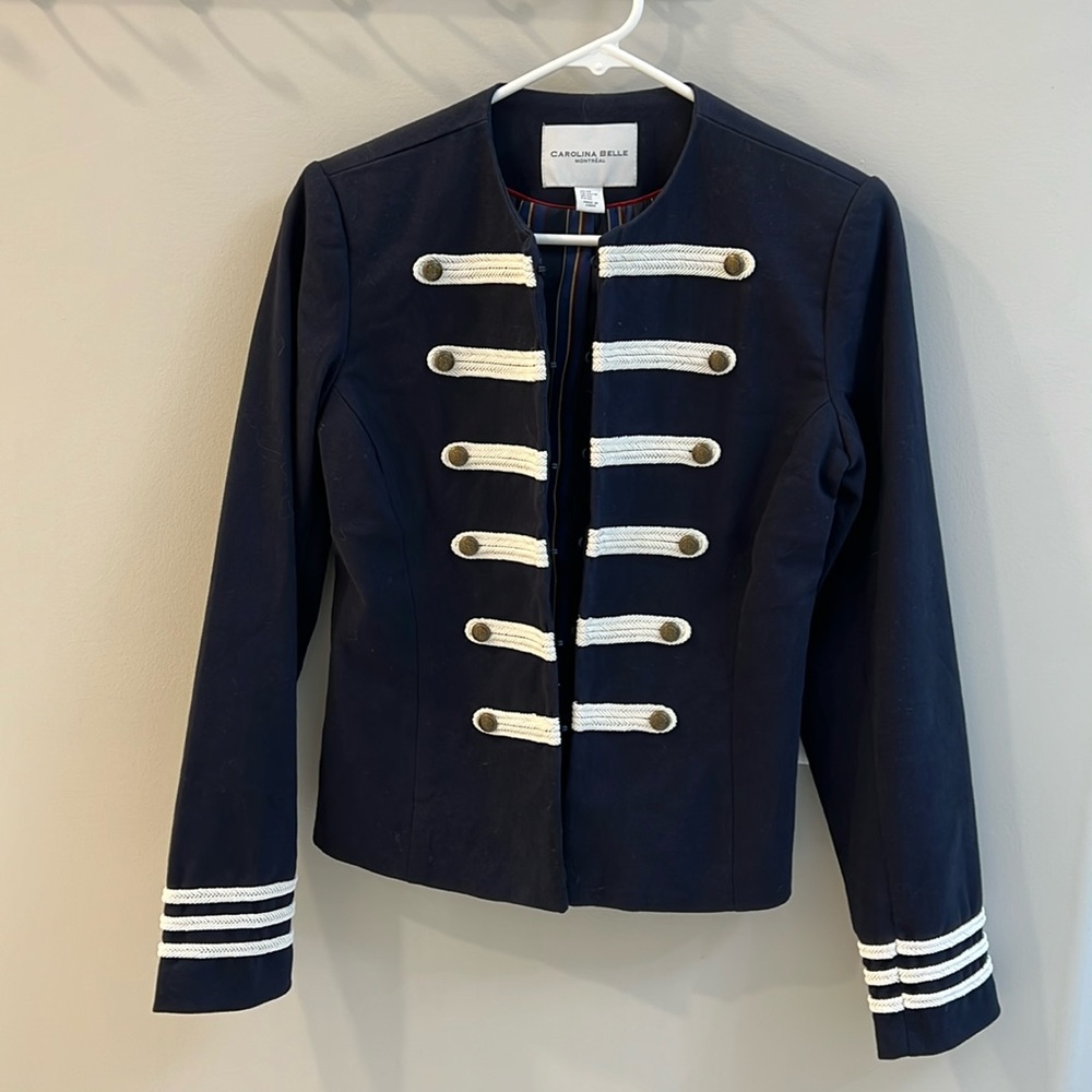 Carolina Belle Montreal Women’s Navy Blazer Size XS
